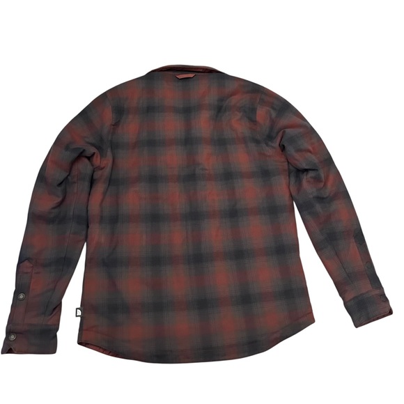 THE NORTH FACE Fort Point Insulated Reversible Flannel Sequoia Red Mens Small - Picture 8 of 15